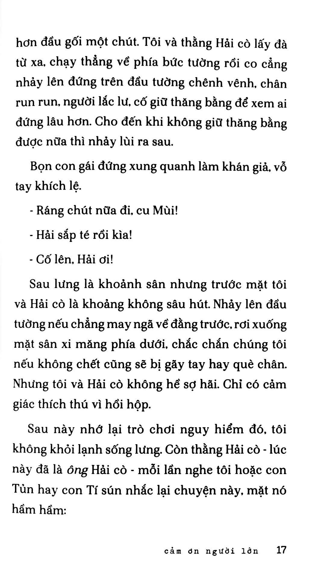 Cảm Ơn Người Lớn (Bìa Mềm)