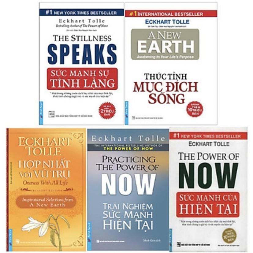 Sách - Trọn bộ khám phá sức mạnh nội tại tác giả Eckhart Tolle (5 cuốn)( lẻ tuỳ chọn)