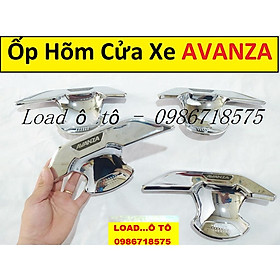 Ốp Hõm Cửa Xe Toyota AVANZA 2022-23 Mẫu Nhựa ABS Mạ Crom Sáng Bóng