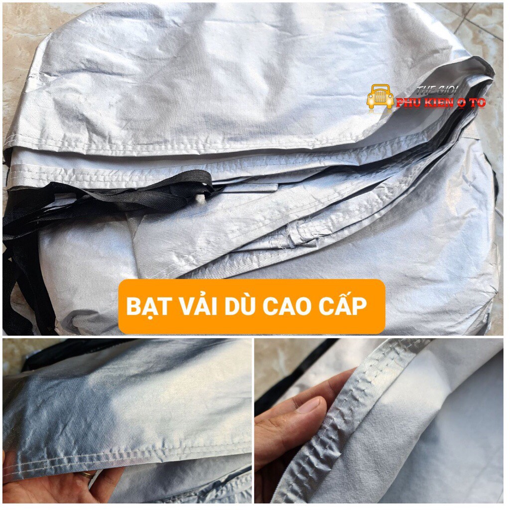 Bạt Che Phủ Xe MIRAGE ,Bạt Dù OXFORD 3 Lớp Phủ Ô Tô Cao Cấp Siêu bền