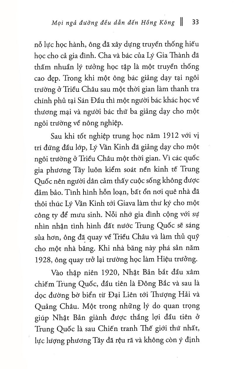 Lý Gia Thành – “Ông Chủ Của Những Ông Chủ” Trong Giới Kinh Doanh Hồng Kông (Tái Bản)