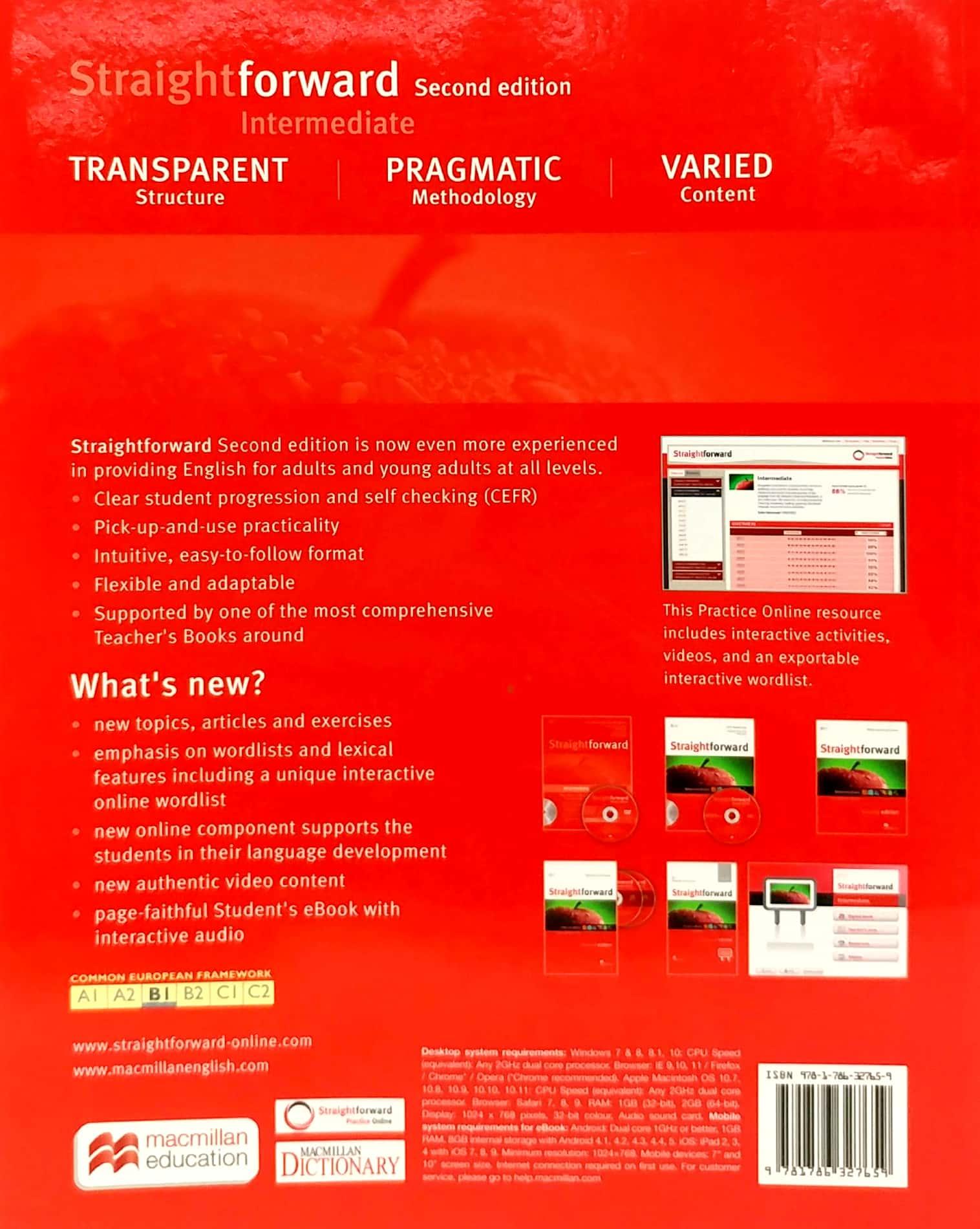 Straightforward Intermediate + ebook SB Pk, 2ed