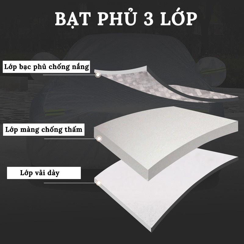 Bạt Phủ Ô Tô Vải Dù Cao Cấp - Auto Car Club Việt Nam Mua bạt phủ xe 3 lớp Peva online giá tốt bảng cỡ chuẩn