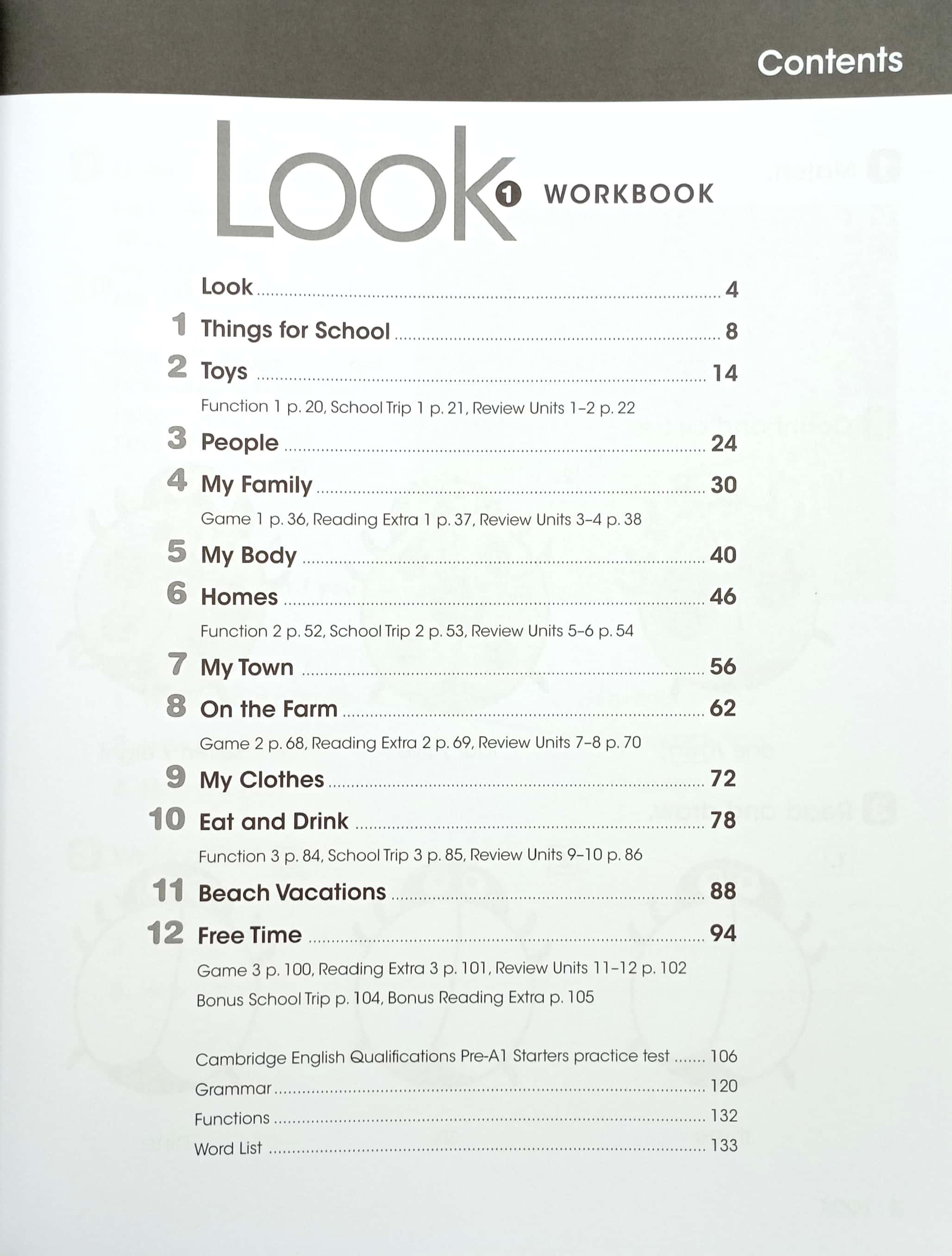 Look 1: Workbook With Online Practice