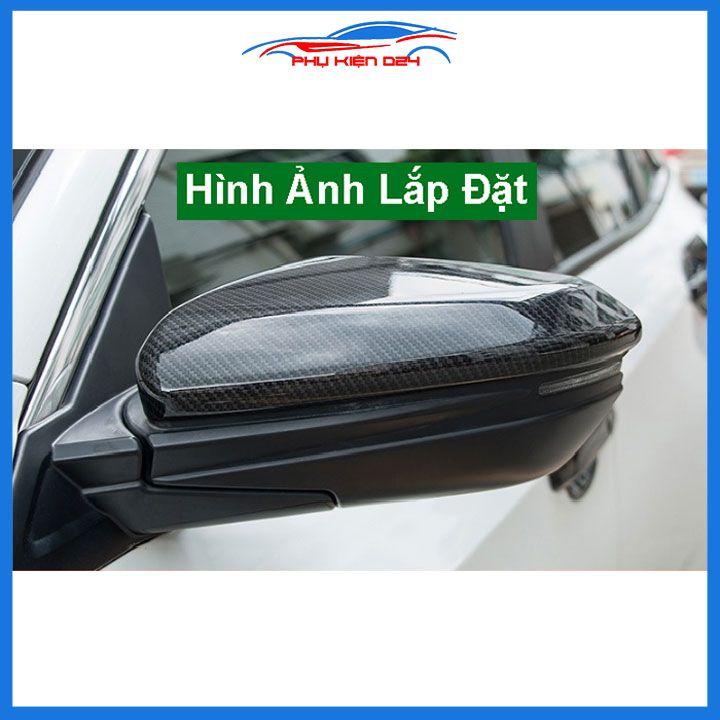 Ốp gương Civic 2016-2017-2018-2019-2020-2021 vân Cacbon bảo vệ chống trầy trang trí làm đẹp xe