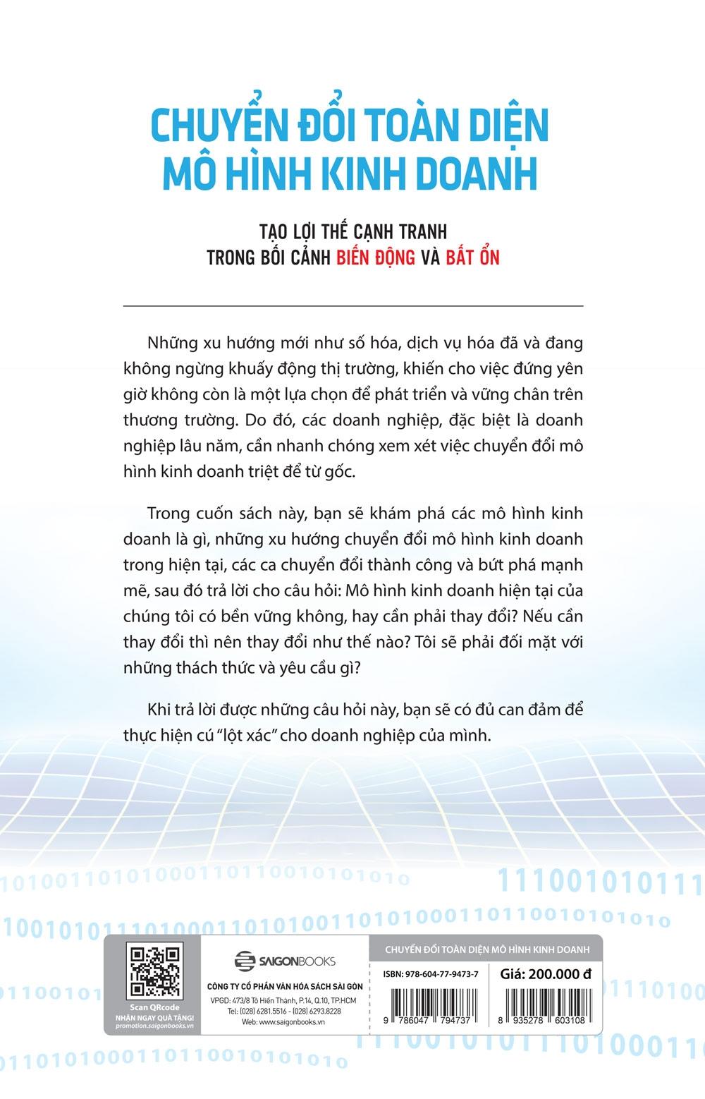 Pre-Order - Chuyển Đổi Toàn Diện Mô Hình Kinh Doanh