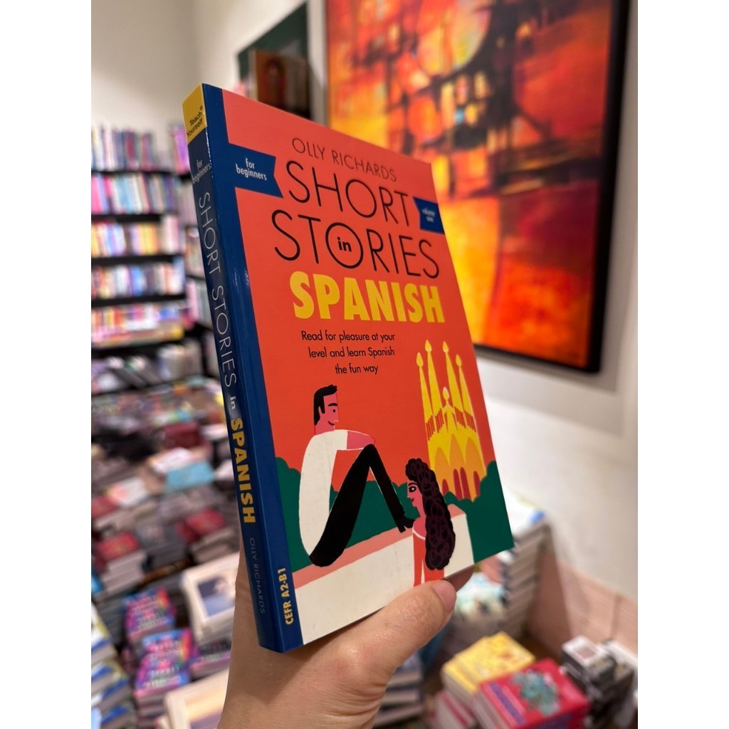 Sách - Short Stories In Spanish by Olly Richards - Read for pleasure at your level, expand your vocabulary and learn Spanish the fun way!