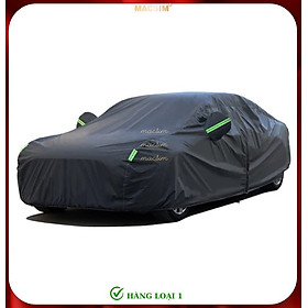 Bạt phủ ô tô thương hiệu MACSIM dành cho Volvo S60- màu đen- bạt phủ trong nhà và ngoài trời