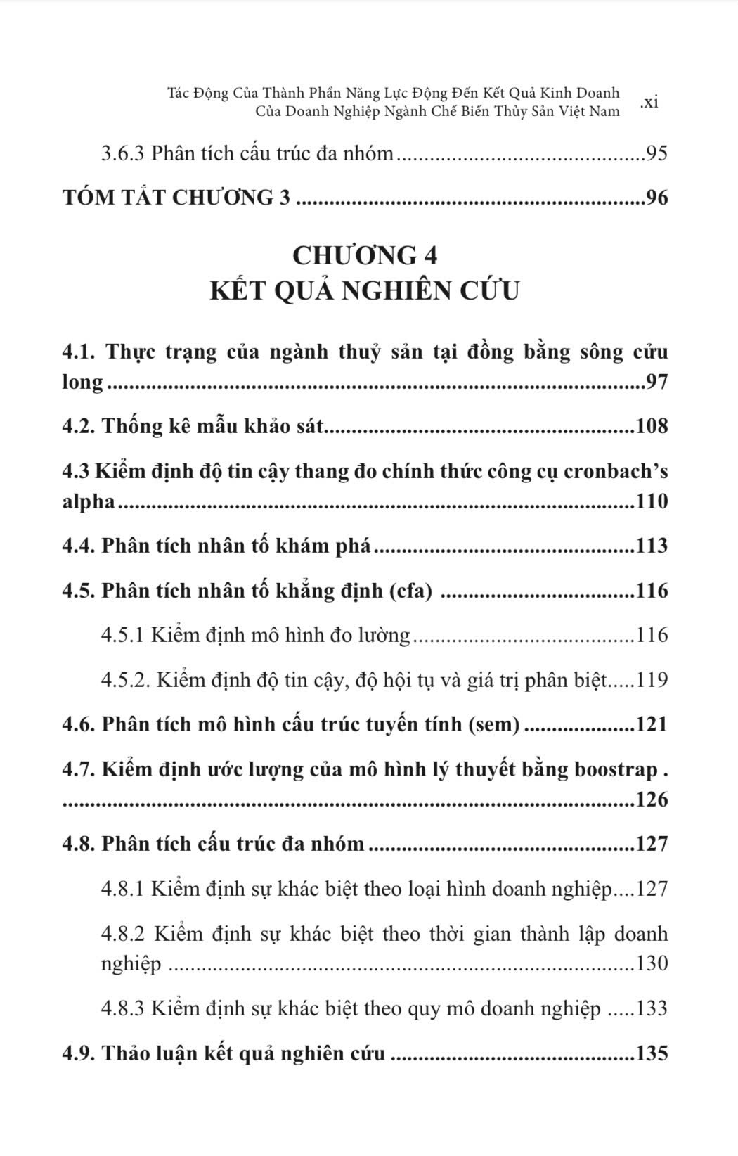 Sách Chuyên Khảo Tác Động Của Thành Phần Năng Lực Động Đến Kết Quả Kinh Doanh Của Doanh Nghiệp Ngành Chế Biến Thuỷ Sản Việt Nam