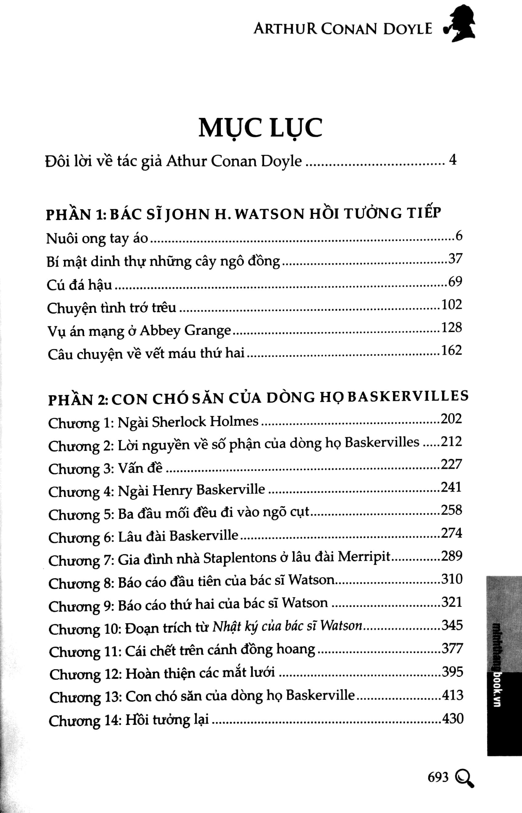 Sherlock Holmes Toàn Tập - Tập 2 (Bìa Cứng) (Tái Bản 2021)