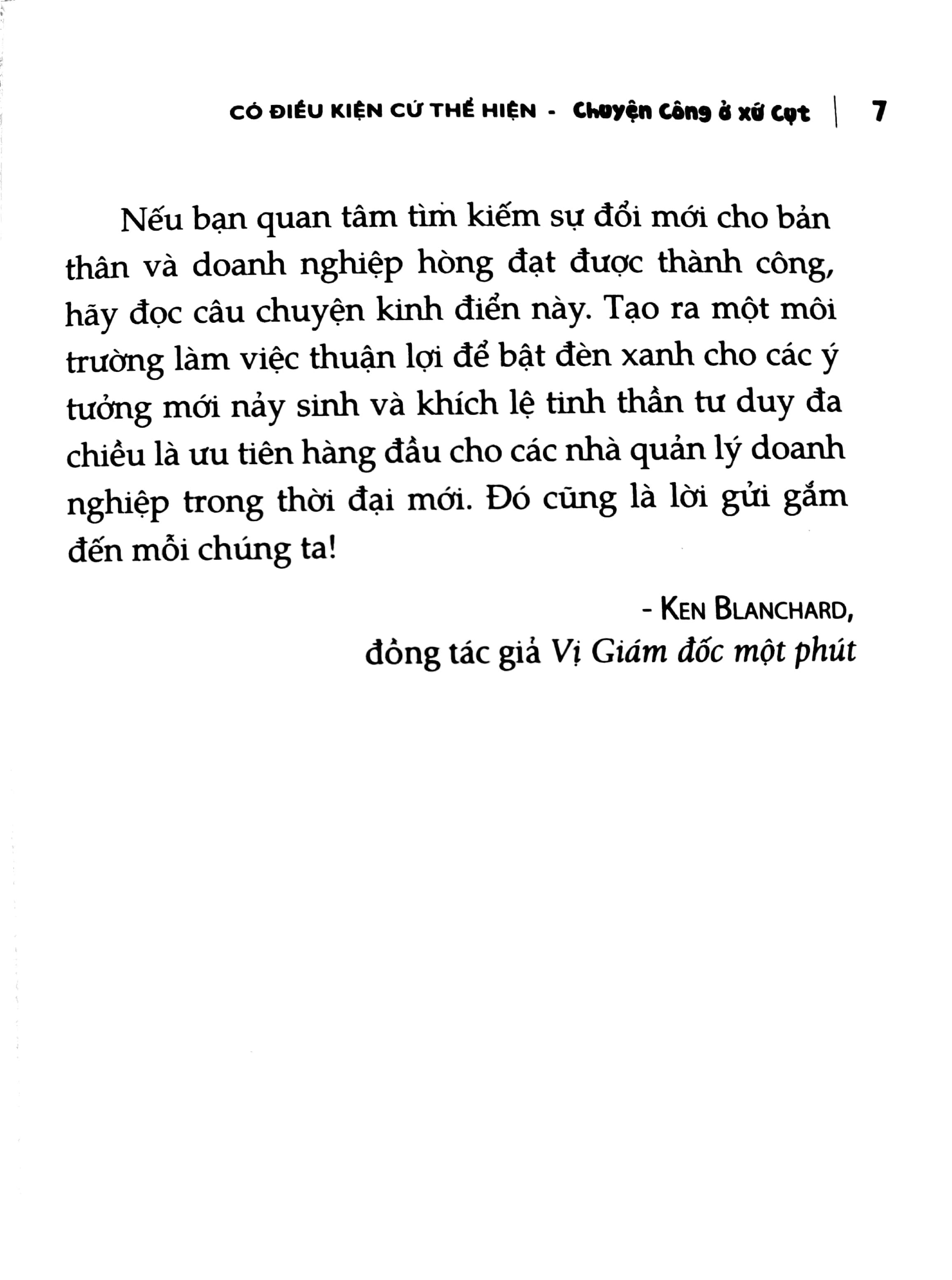 Có Điều Kiện Cứ Thể Hiện - Chuyện Công Ở Xứ Cụt