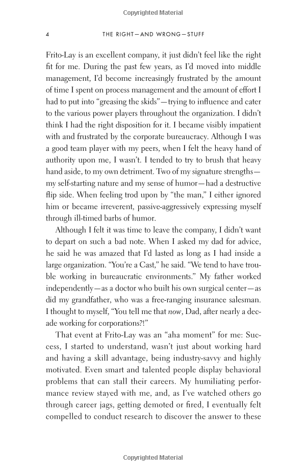 The Right And Wrong Stuff: How Brilliant Careers Are Made And Unmade