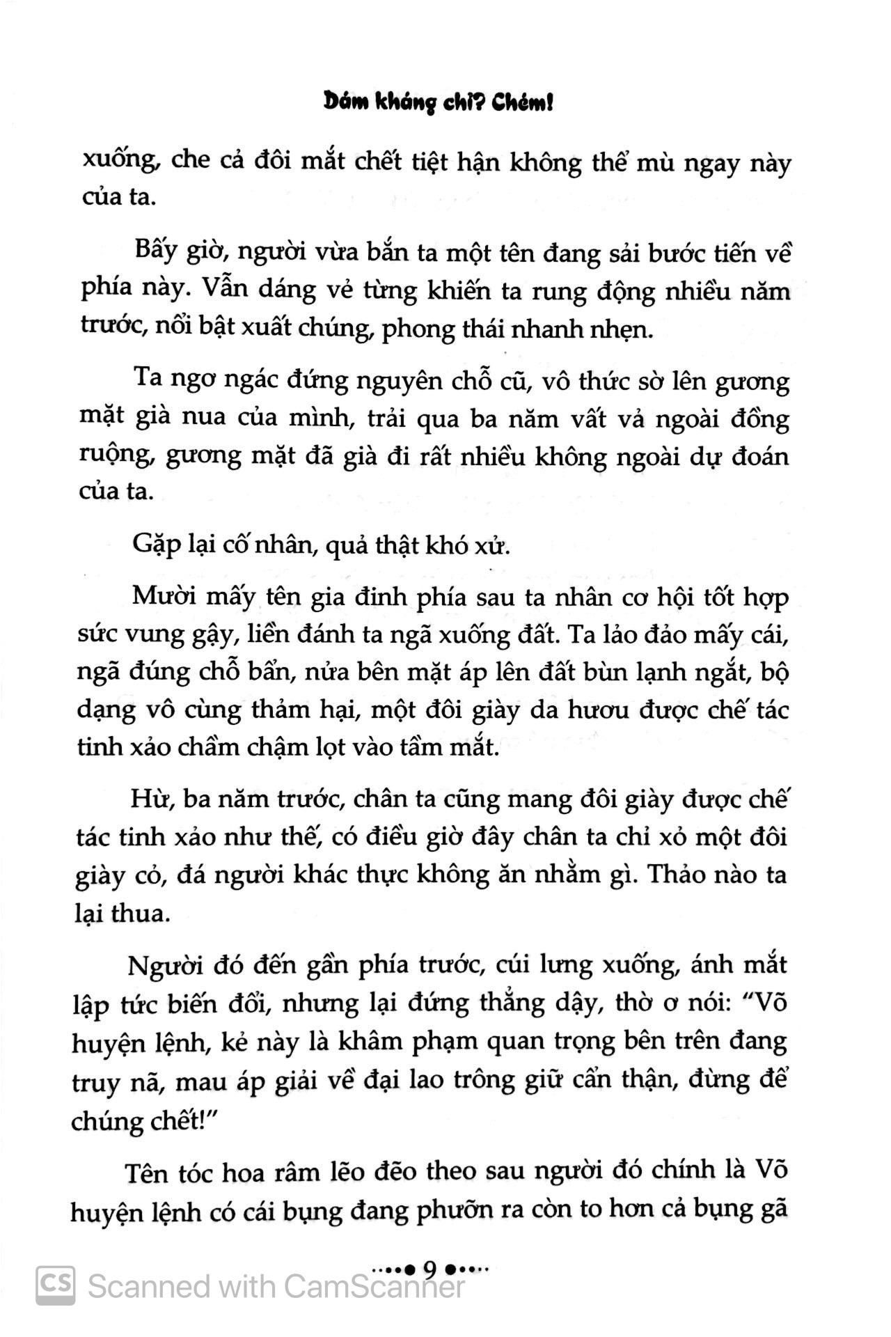 Dám Kháng Chỉ Chém (Tái Bản)
