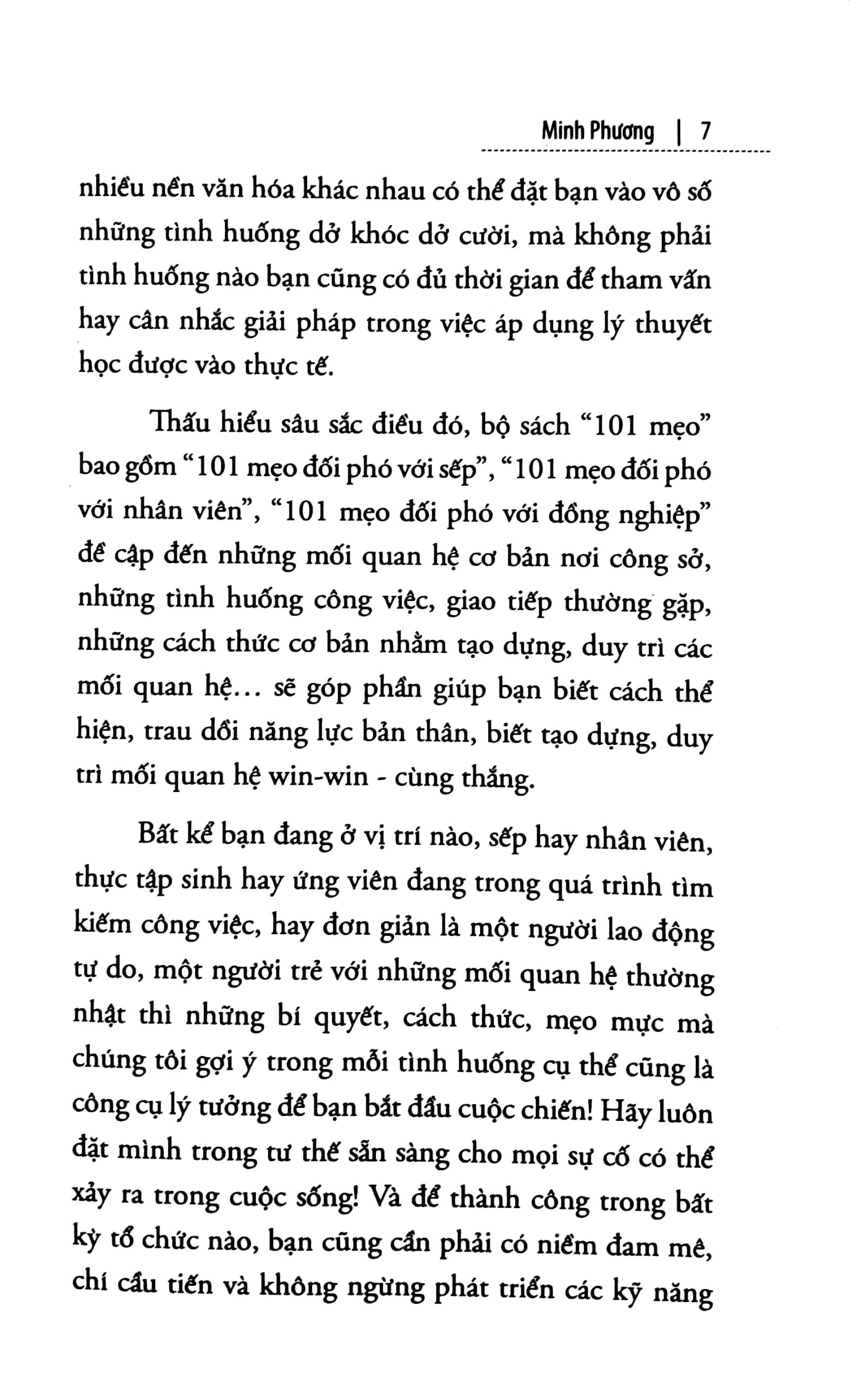 101 Mẹo Đối Phó Với Sếp