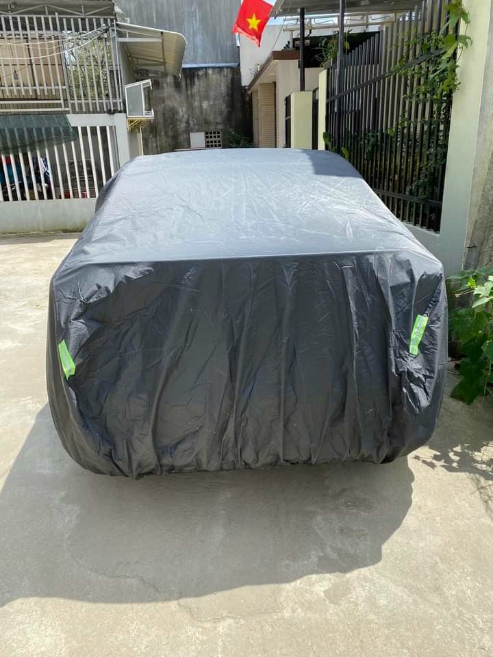 Bạt phủ ô tô Mercedes C chất liệu Polyester - màu đen cao cấp MACSIM