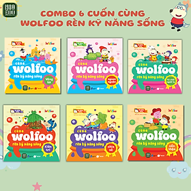 Combo 6 cuốn Cùng Wolfoo Rèn Kỹ Năng Sống