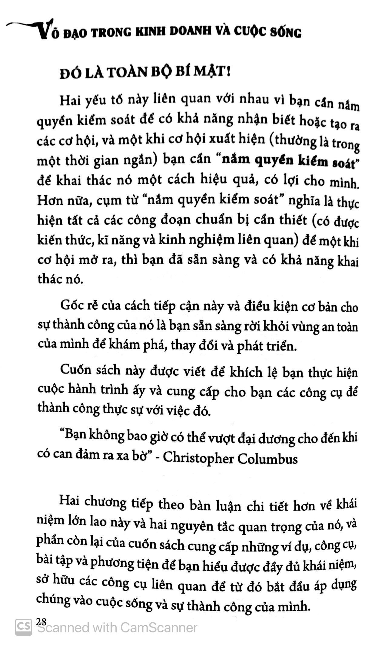 Sách: Võ Đạo Trong Kinh Doanh Và Cuộc Sống
