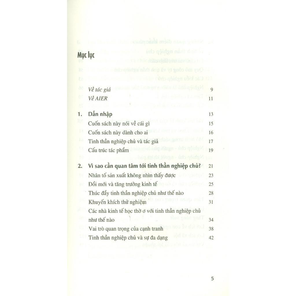 Tinh Thần Nghiệp Chủ - Một Dẫn Nhập - Bản Quyền