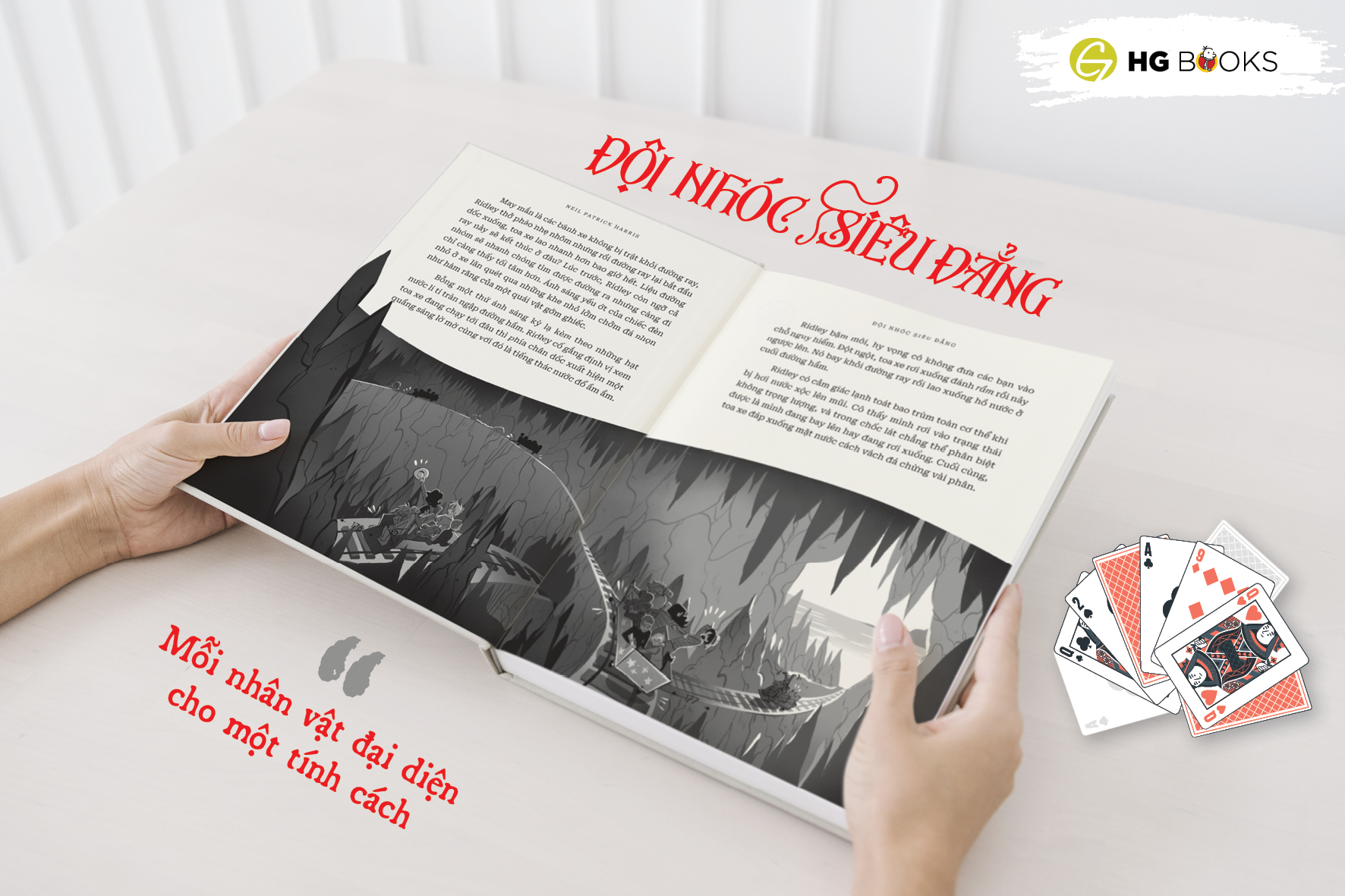 Sách trinh thám - Đội nhóc siêu đẳng Tập 4: Lật mặt - Neil Patrick Harris - Truyện Phiêu lưu Ảo thuật Độ tuổi 8+