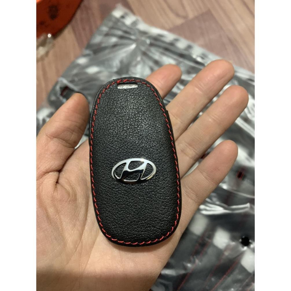 Bao da chìa khoá dành cho hyundai accent 2021 kèm móc (tặng quà móc khóa ghi sdt tránh thất lạc)