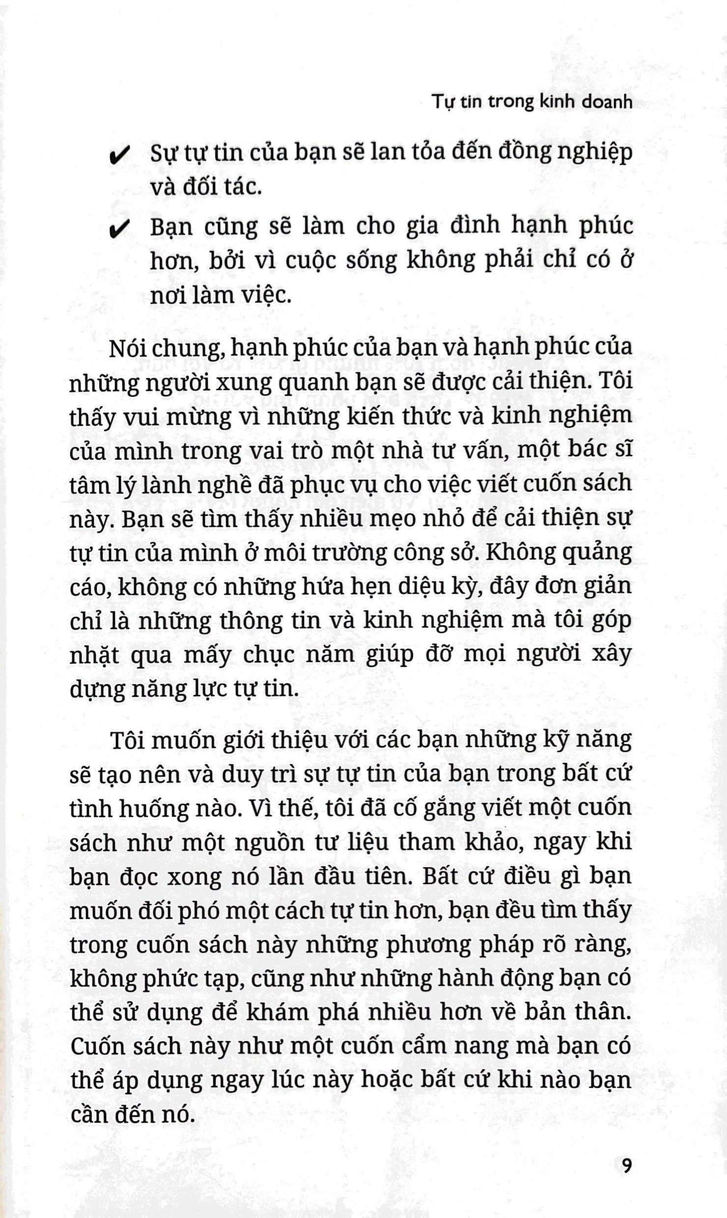 Tự Tin Trong Kinh Doanh