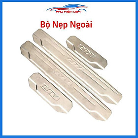 Bộ ốp bậc cửa trong ngoài nẹp bước chân City 2015-2016-2017-2018-2019-2020 Inox chống trầy trang trí xe
