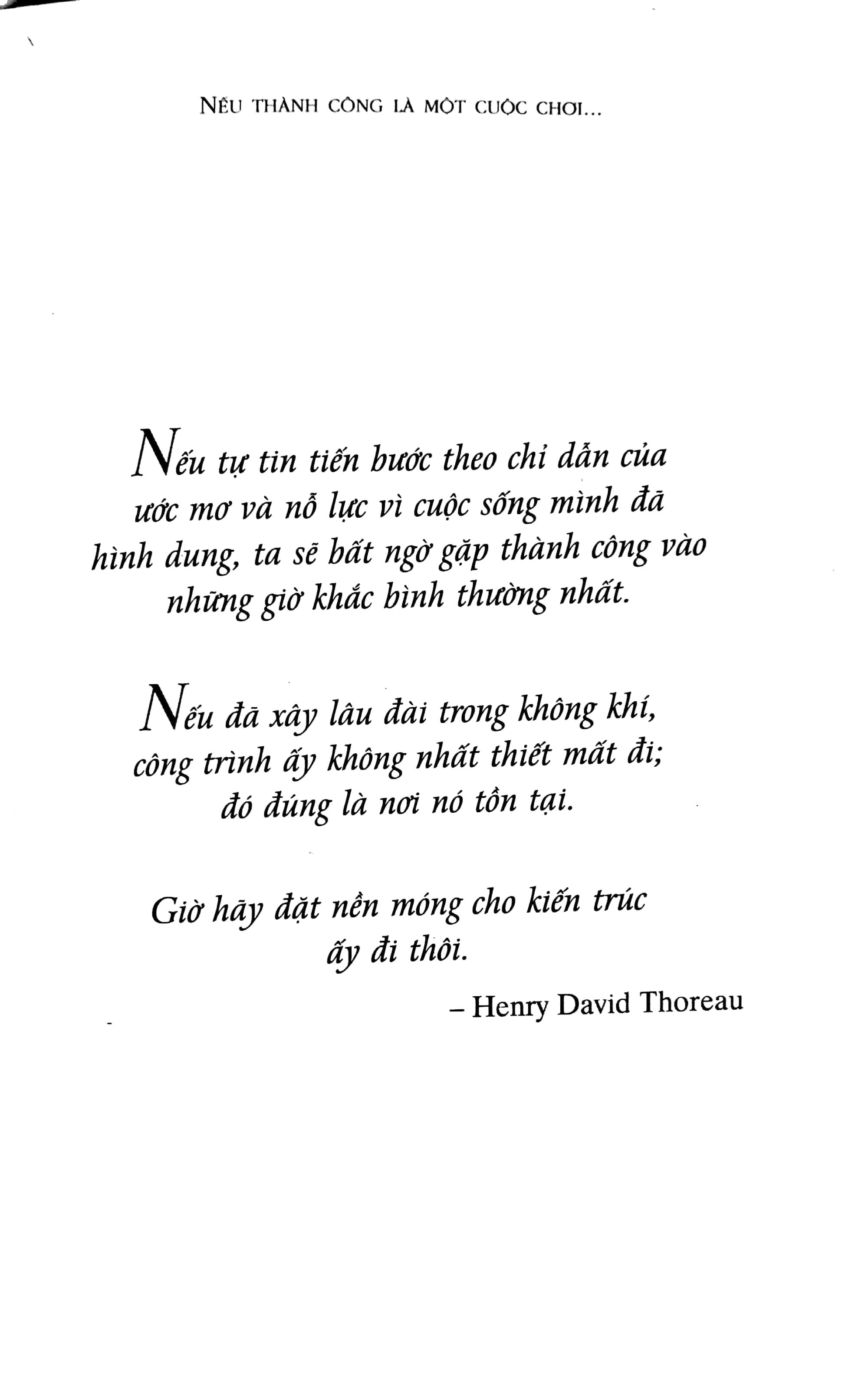 Nếu Thành Công Là Một Cuộc Chơi... (Tái Bản)