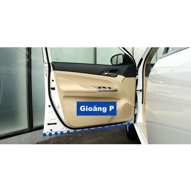 Ron Gioăng Cao Su Chữ P Dài 10m Dán Cửa Xe Hơi Ô Tô Chống Ồn Giữ Nhiệt Tặng 01 Keo 3M Trợ Dính