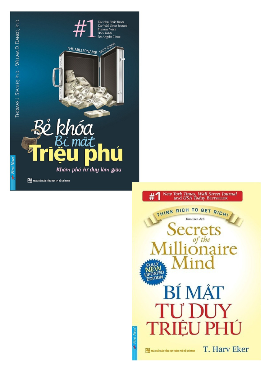 Combo Bí Mật Tư Duy Triệu Phú + Bẻ Khóa Bí Mật Triệu Phú (Bộ 2 Cuốn)