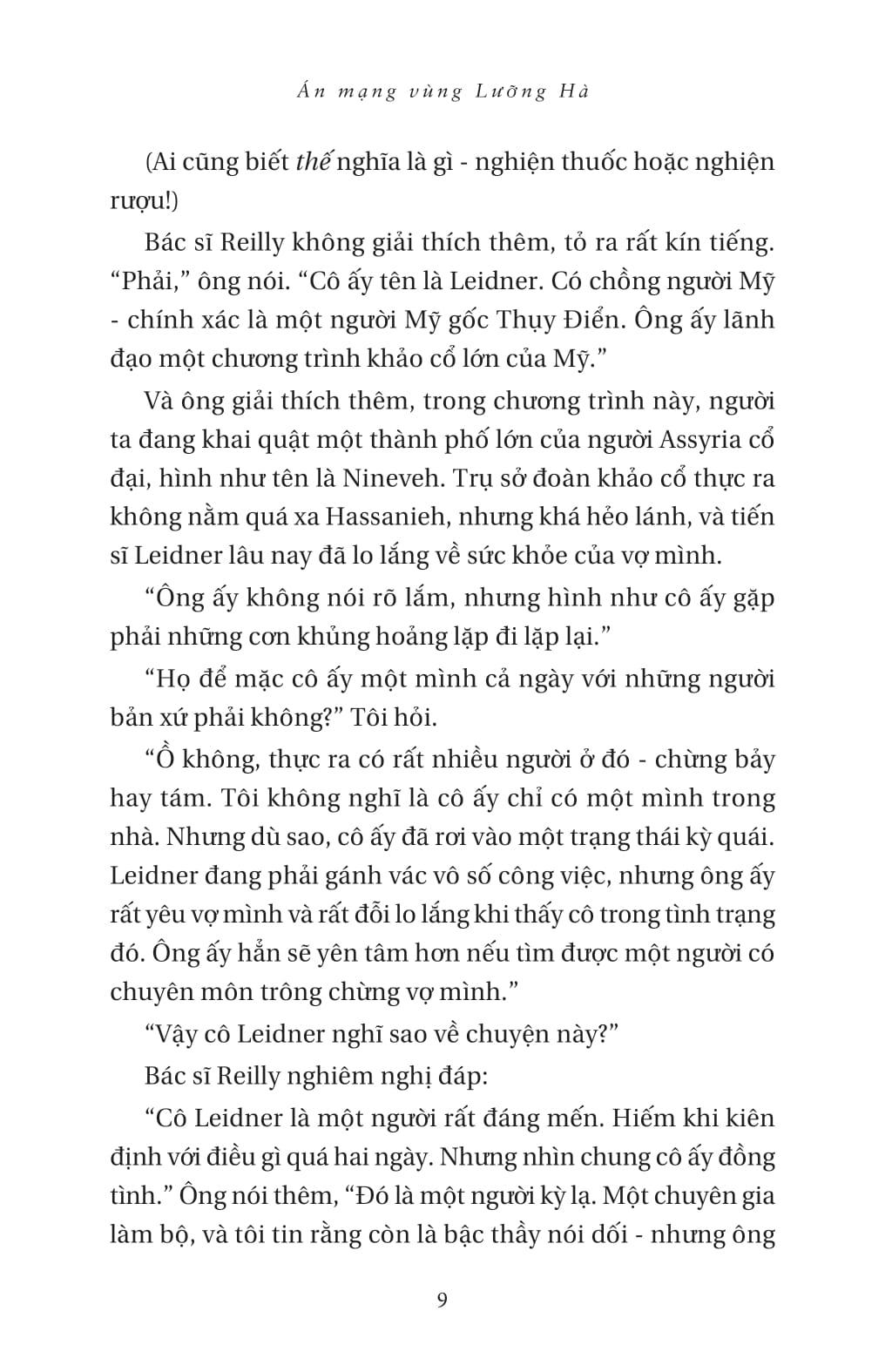 Sách - Án Mạng Vùng Lưỡng Hà