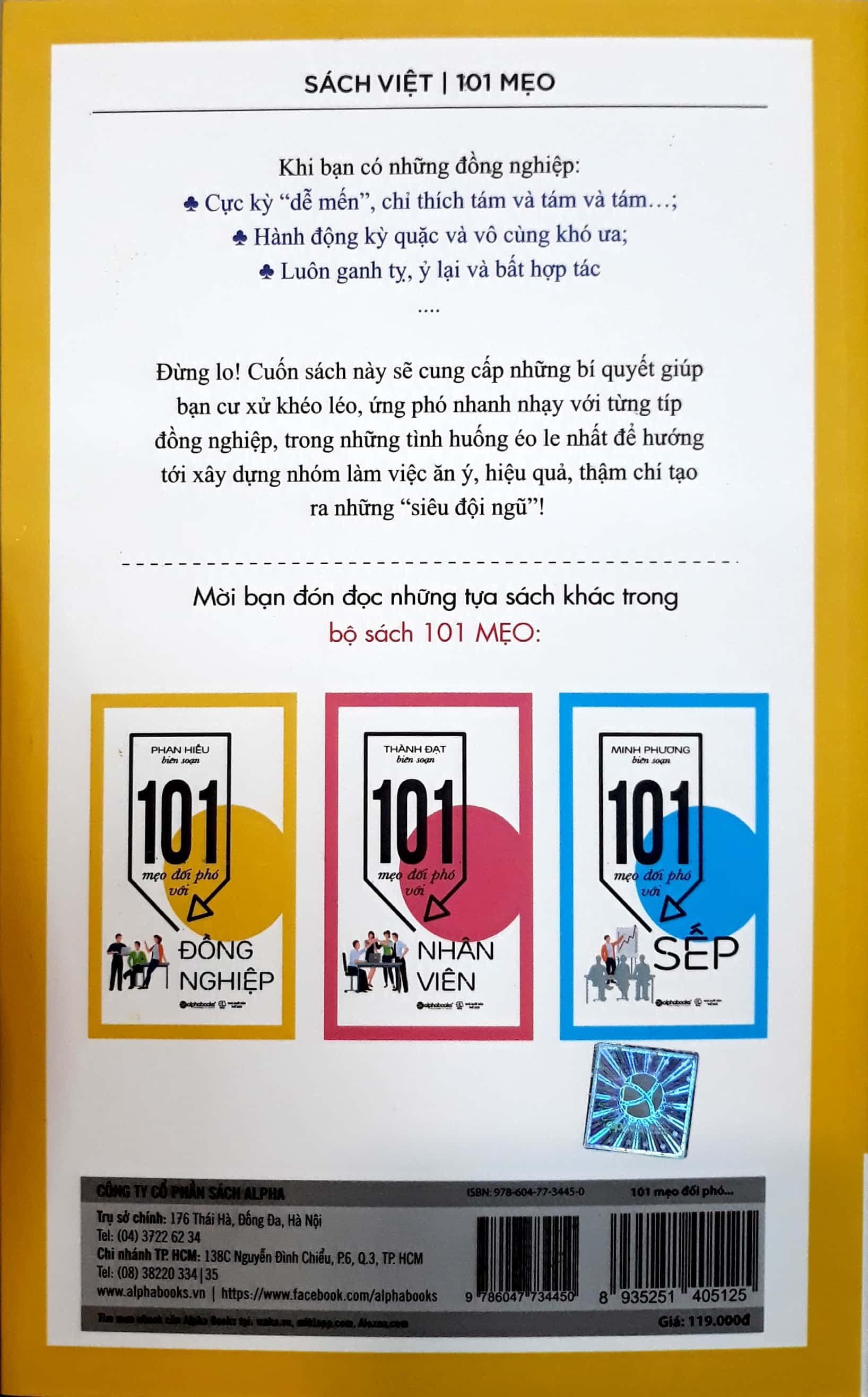 101 Mẹo Đối Phó Với Đồng Nghiệp