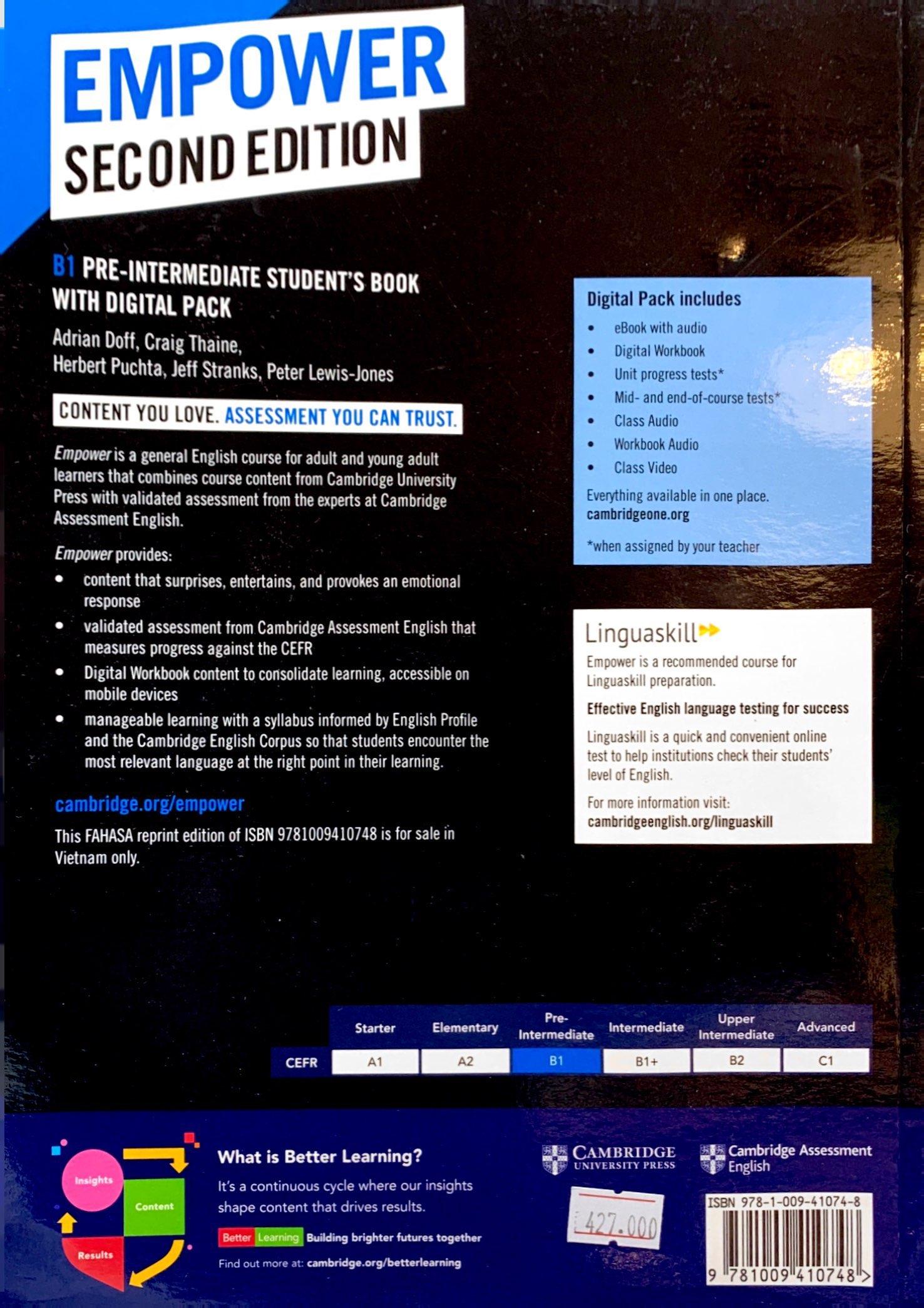 Empower Pre-Intermediate & B1 Student