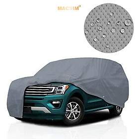 Bạt phủ ô tô chất liệu vải không dệt 3 lớp cao cấp thương hiệu MACSIM cho xe ô tô Kia Sorento màu ghi