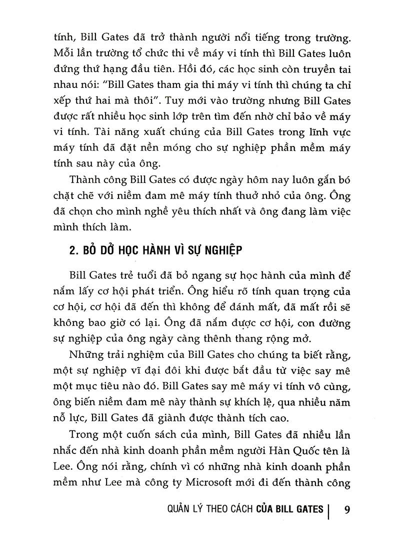 Chiêu Bài Quản Lý Vàng Của Bill Gates