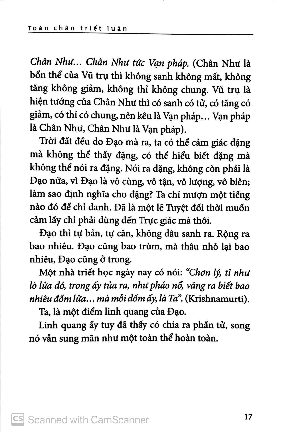 Sách Triết Học_ Lý Luận Hay: Toàn Chân Triết Luận