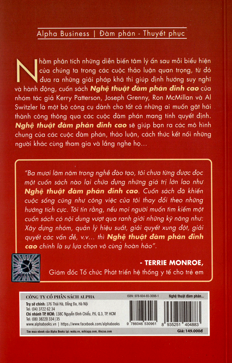 Nghệ Thuật Đàm Phán Đỉnh Cao - Crucial Conversations ( Tặng Bookmark Sáng Tạo )