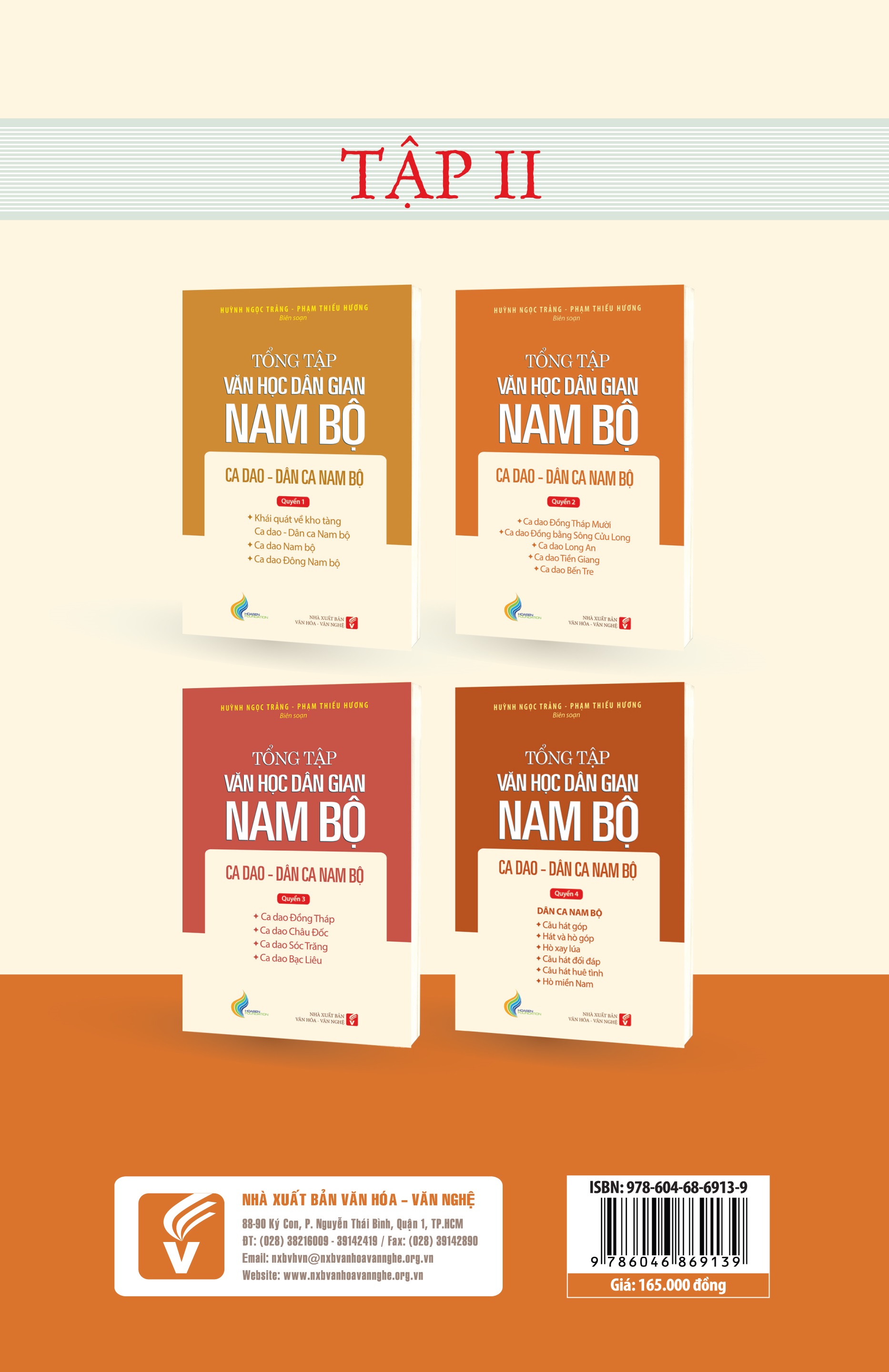 Tổng Tập Văn Học Dân Gian Nam Bộ - Tập 2 - Quyển 2: Ca Dao - Dân Ca Nam Bộ - TH165