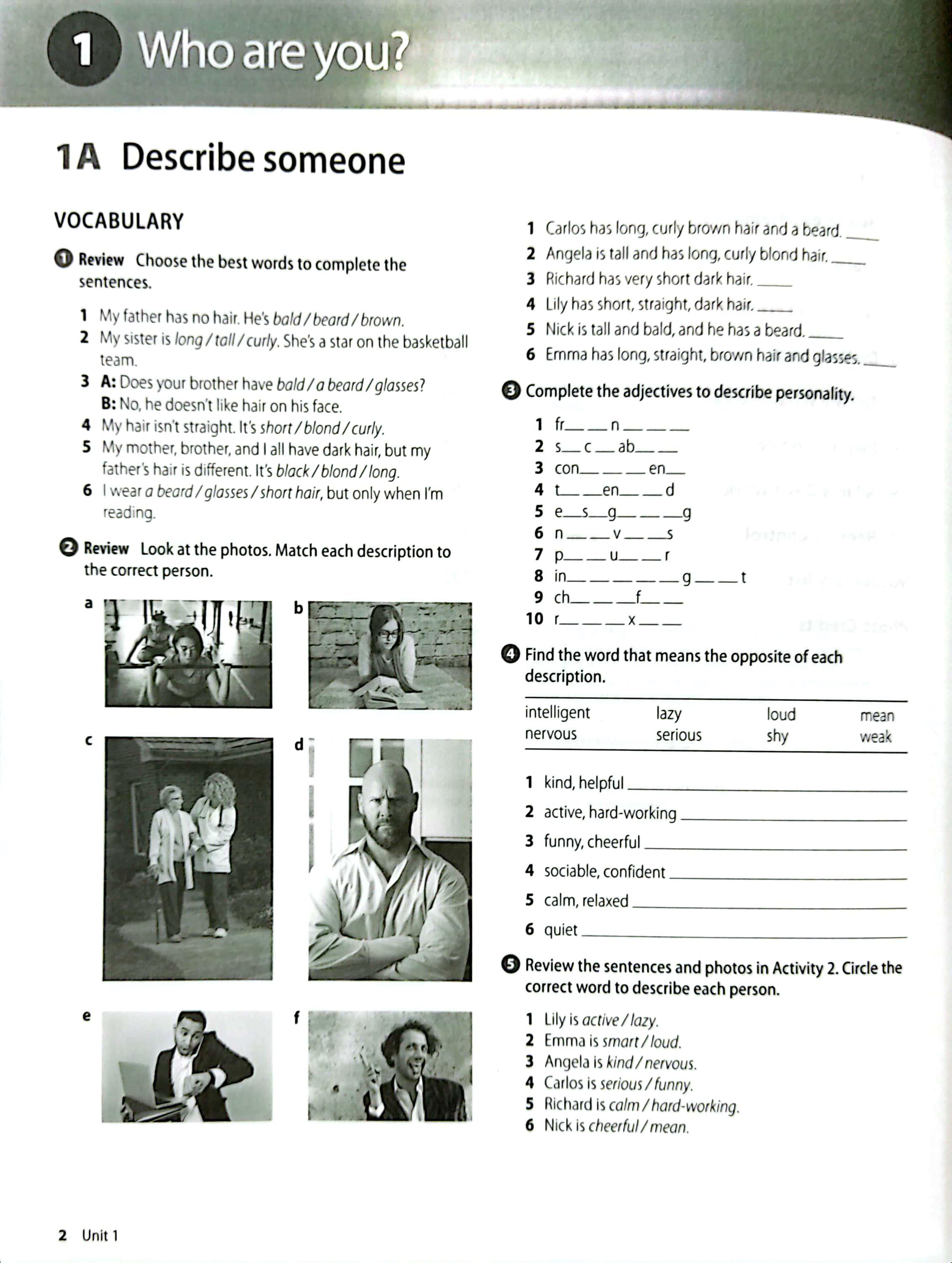 Perspectives 1: Workbook (American Edition)