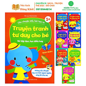 Sách - Combo Truyện Tranh Tư Duy Cho Bé - Bé Tập Đọc, Học Điều Hay (8 Cuốn) 