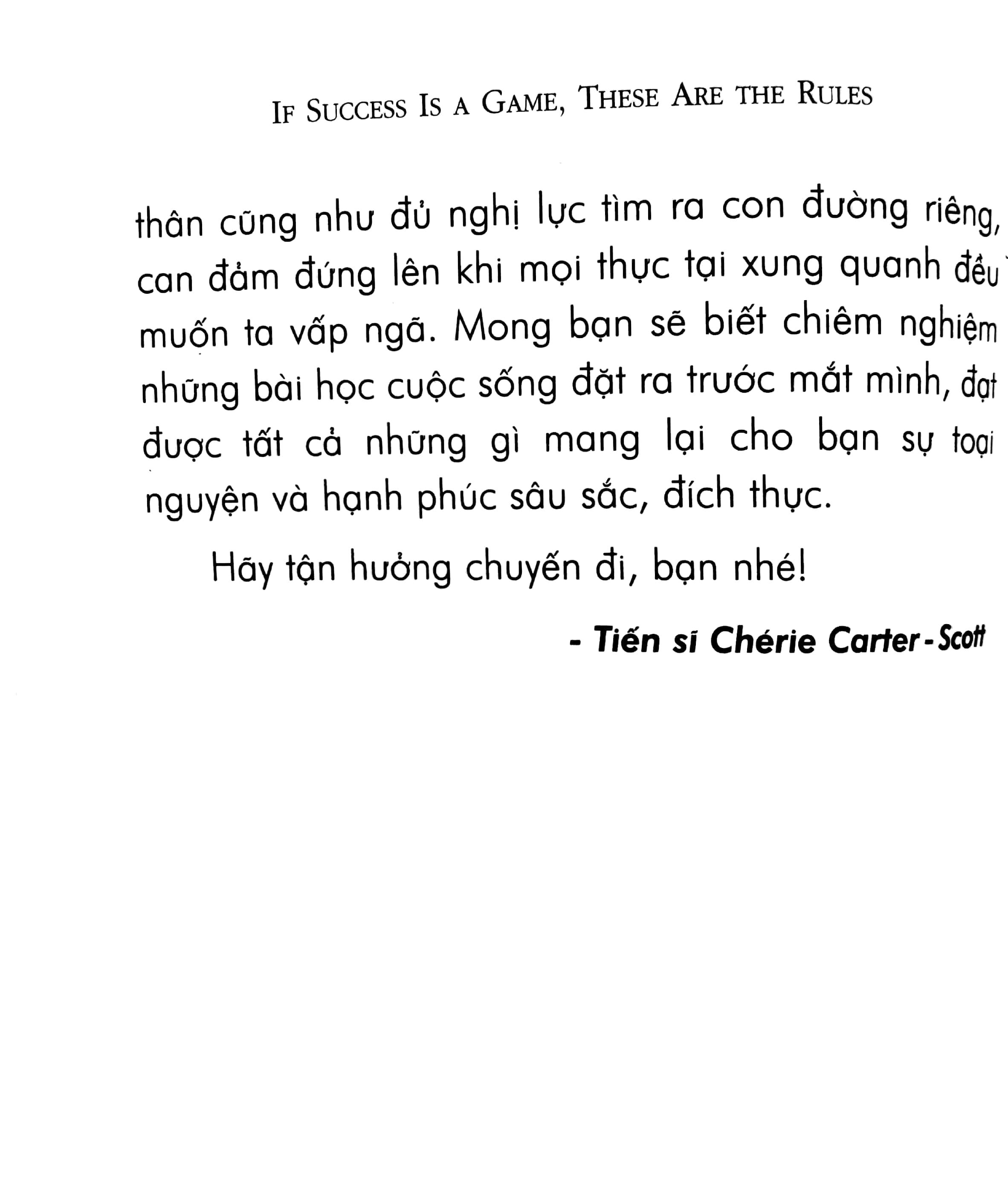 Nếu Thành Công Là Một Cuộc Chơi... (Tái Bản)