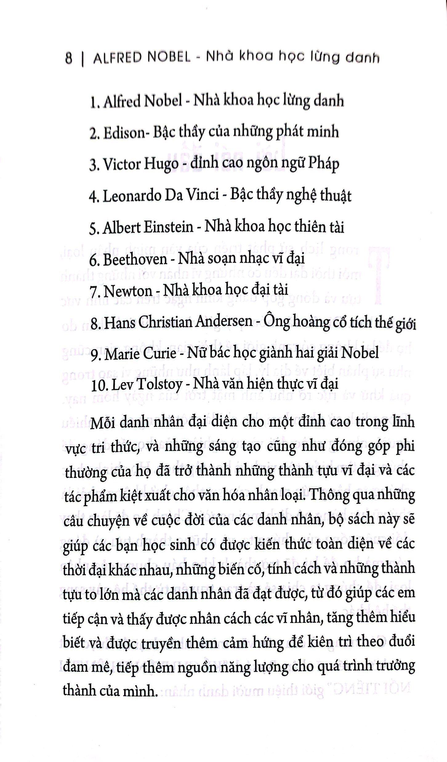 Kể Chuyện Thiên Tài Nổi Tiếng - Alfred Nobel - Nhà Khoa Học Lừng Danh