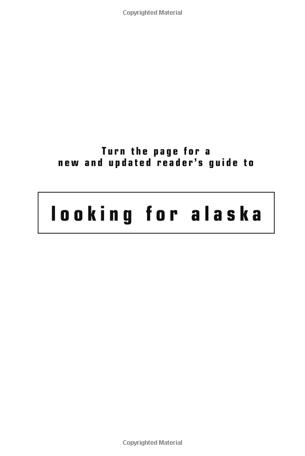 Looking For Alaska