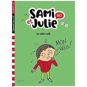 Sách thiếu nhi tiếng Pháp - Sami Et Julie Bd Fin De Cp-Ce1 - Le Velo Vole