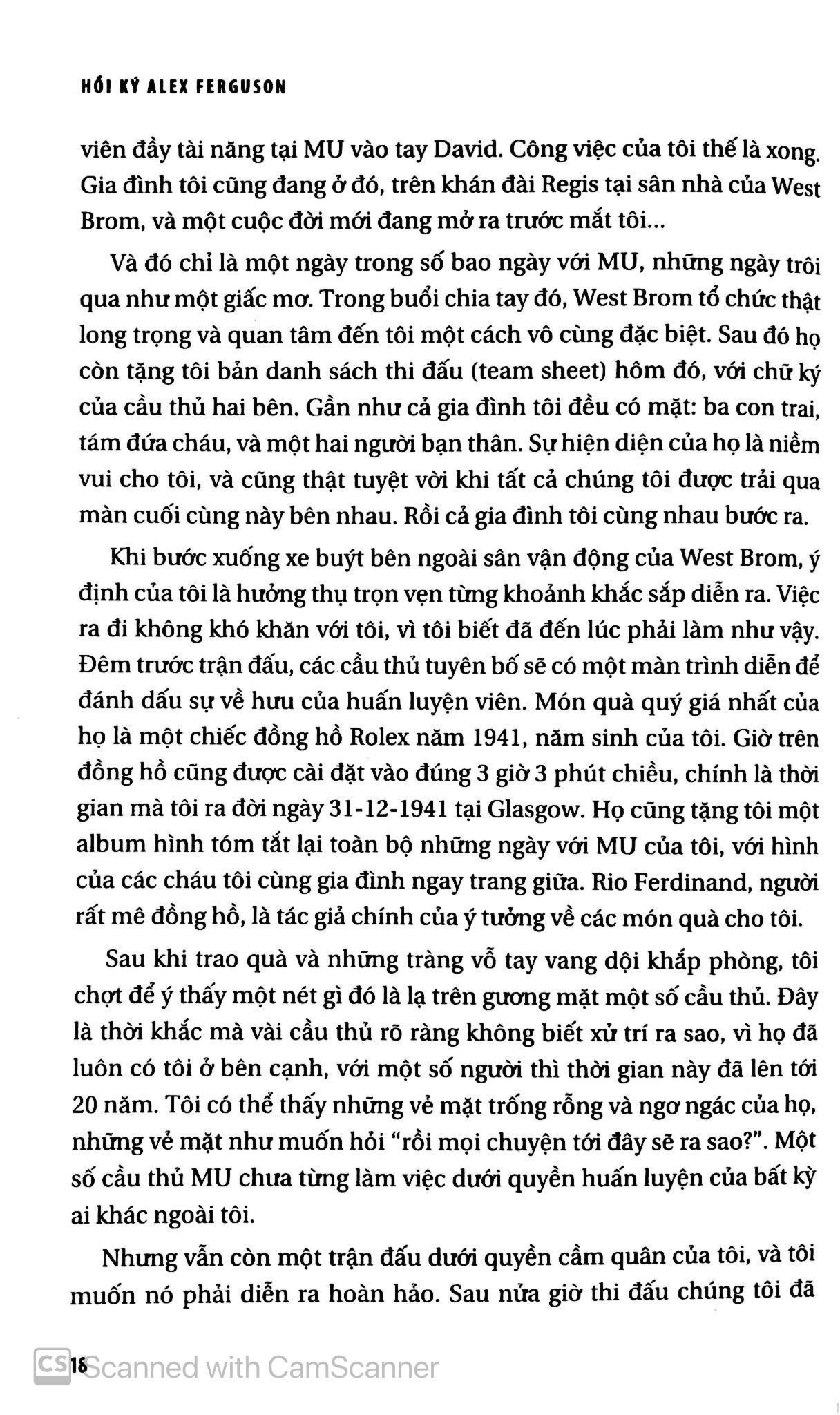Hồi Ký Alex Ferguson (Tái Bản)