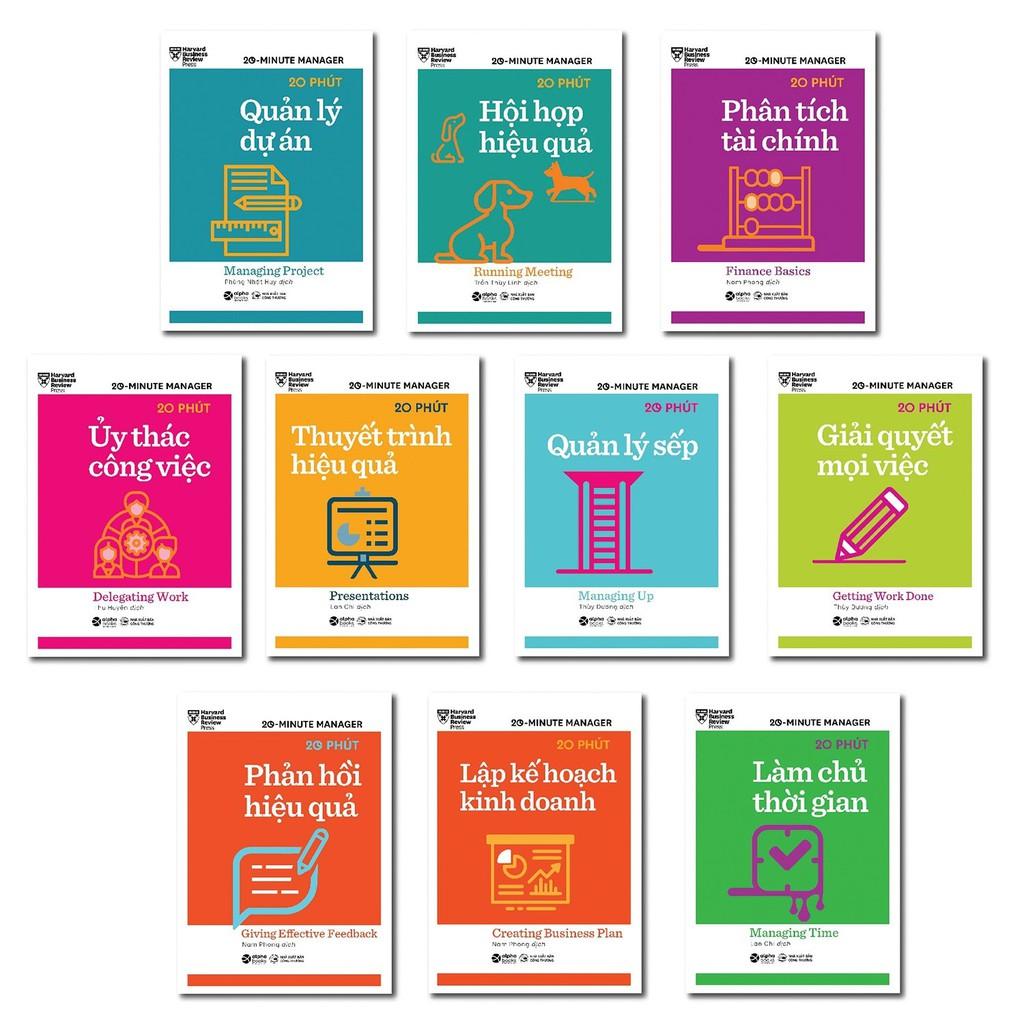 Sách - ( Combo 10 cuốn ) - Harvard Business Review: HBR 20 phút