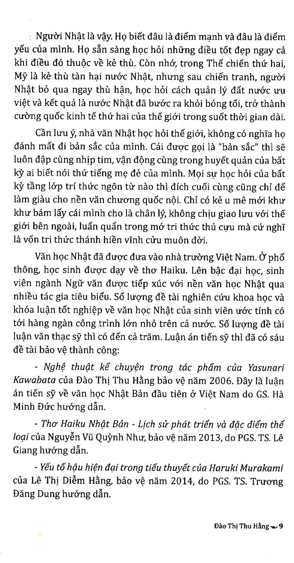 Nhà Văn Nhật Bản Thế Kỷ XX