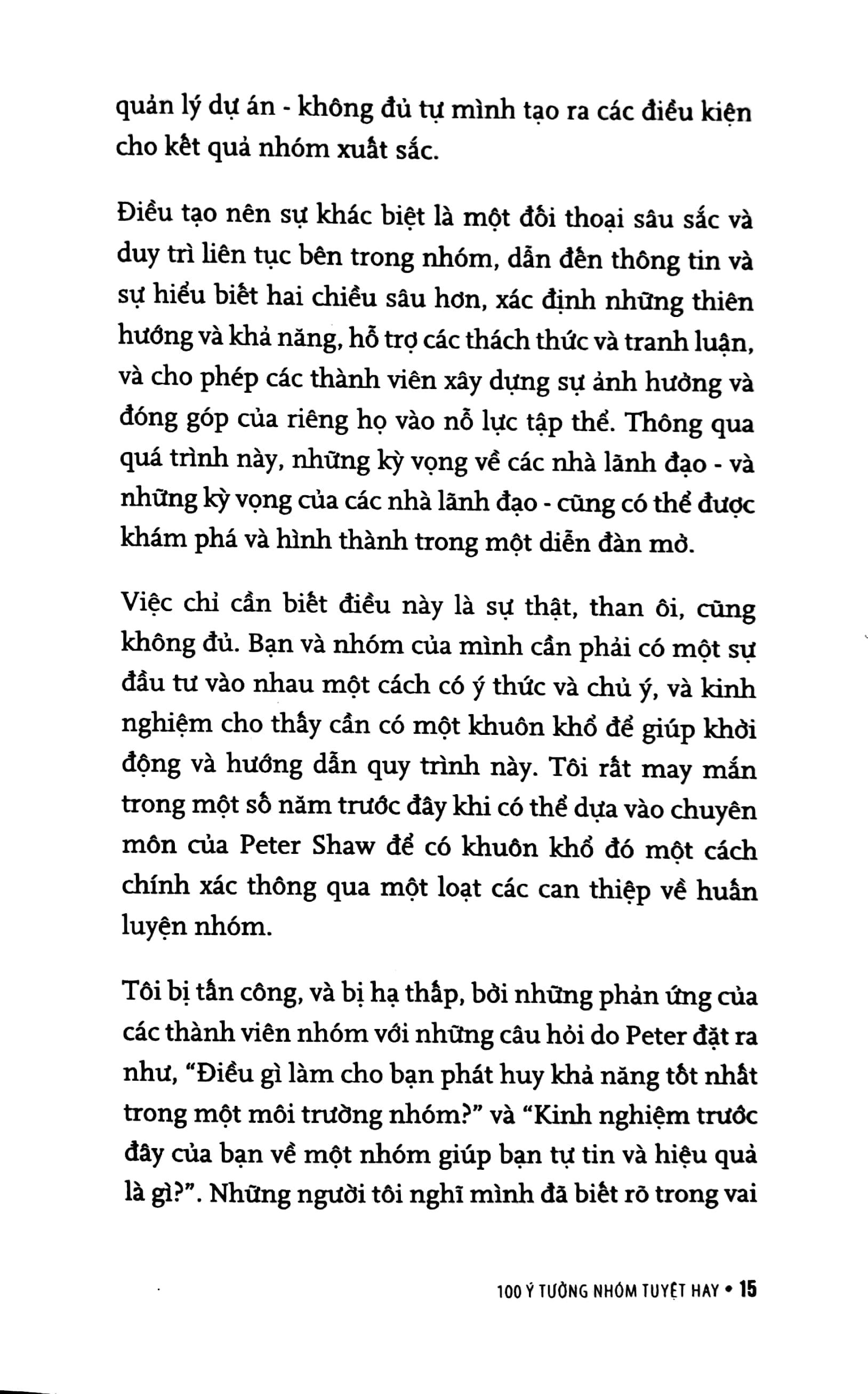 100 Ý Tưởng Nhóm Tuyệt Hay