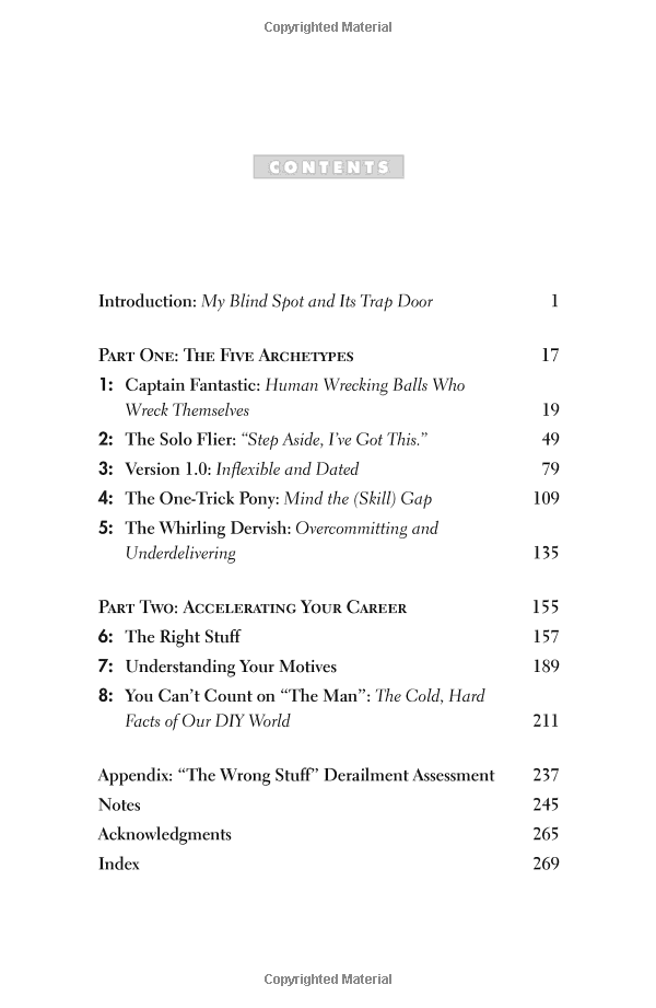 The Right And Wrong Stuff: How Brilliant Careers Are Made And Unmade