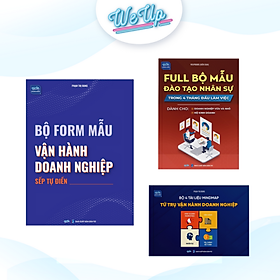 Combo 3 sách: Bộ form mẫu vận hành doanh nghiệp sếp tự điền, Tứ trụ vận hành doanh nghiệp, Mẫu đào tạo nhân sự (Combo/lẻ