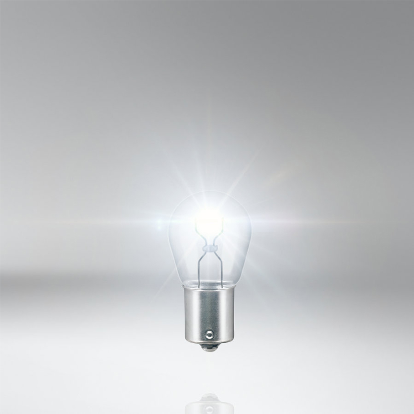 Combo 2 Bóng Đèn Sau 1 Tim OSRAM Original P21W 24V 21W (Chân Thẳng)